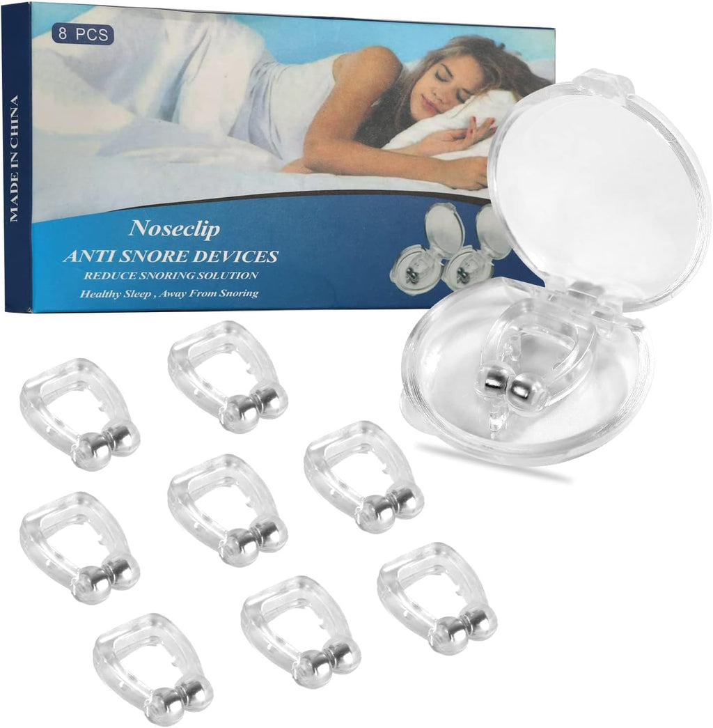 Clips para dormir ronquidos, dispositivos antirronquidos, clip de nariz antirronquidos, clip de nariz para ronquidos, solución para ronquidos para un sueño cómodo.